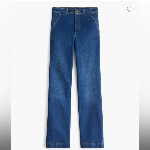 J.Crew High-Rise Wide-leg Trouser Jean - Picture 2 of 11